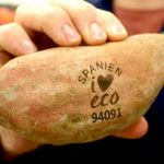 zoete aardappel met natural branding