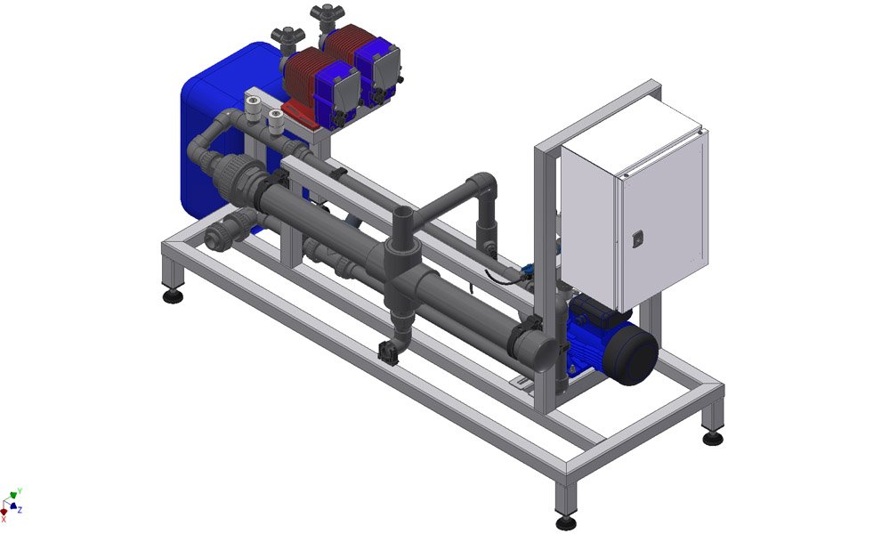 De Vialux E-line kan puur voor de behandeling van lozingswater worden ingezet als systeem of als hybride-oplossing met de E-Line module.