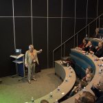 Bob van Ursem op het Future Trends & Innovations in Horticulture Technology in het World Horti Center op 12 december 2017.