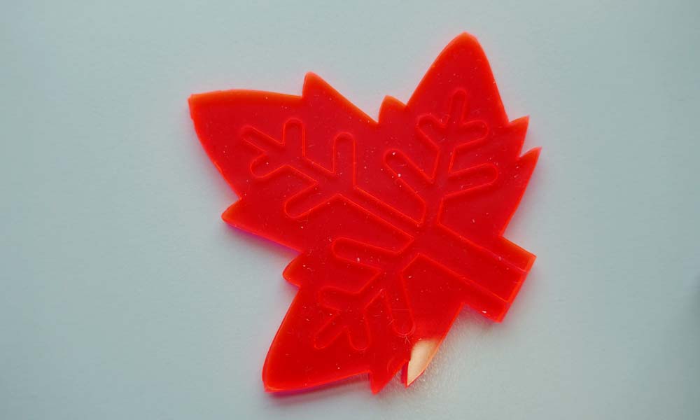 Prototype van een kunstmatig blad.