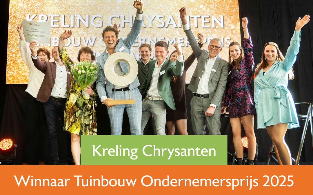 Kreling Chrysanten wint Tuinbouw Ondernemersprijs 2025